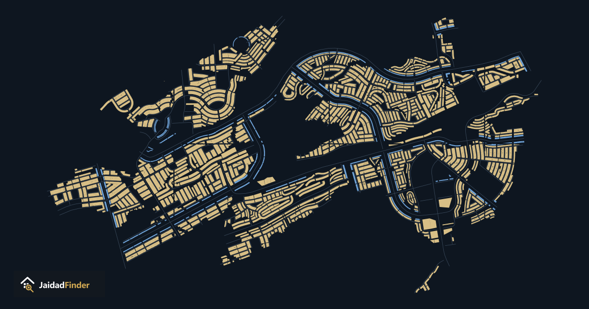 Bahria Enclave Islamabad map: every plot, block and road, traced by Jaidad Finder