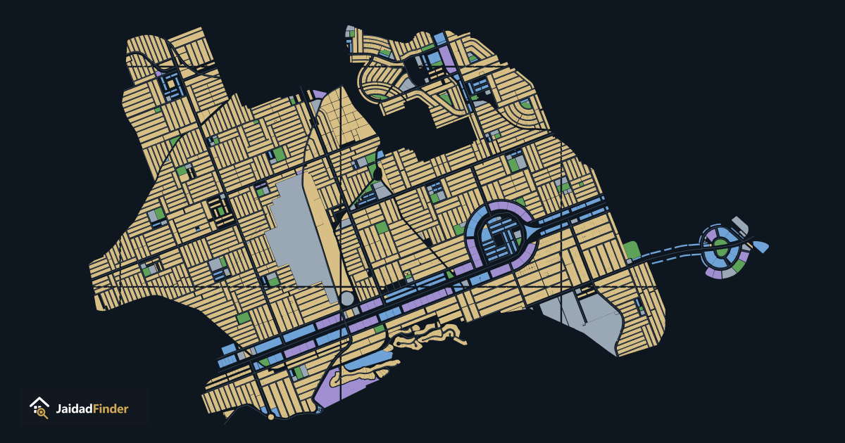 Faisal Hills map: every plot, block and road, traced by Jaidad Finder