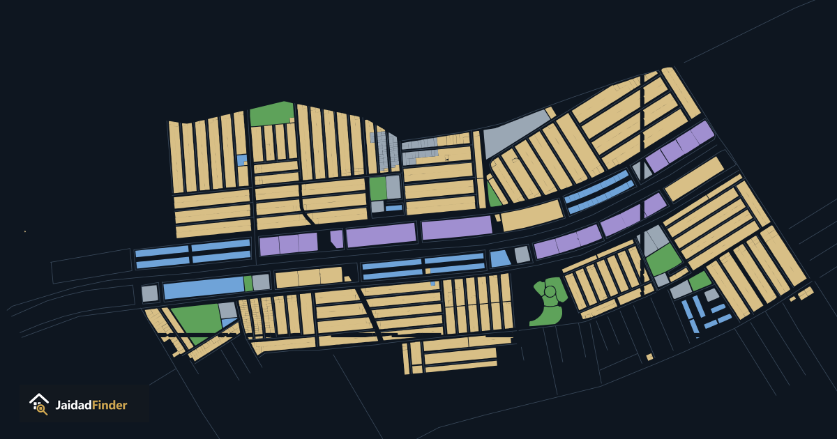 Faisal Margalla City map: every plot, block and road, traced by Jaidad Finder