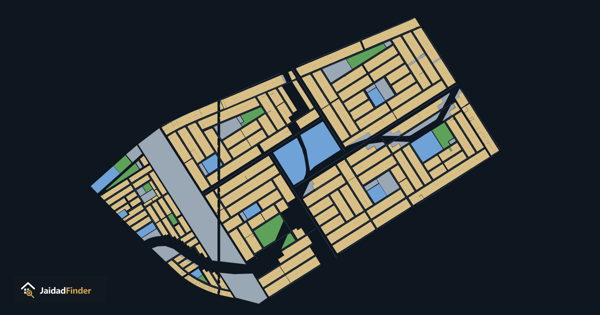 Sector C-16 map: every plot, block and road, traced by Jaidad Finder