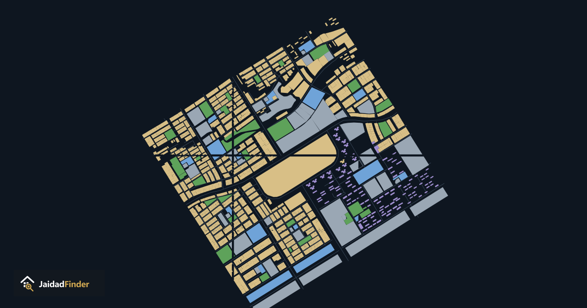 Sector G-11 map: every plot, block and road, traced by Jaidad Finder