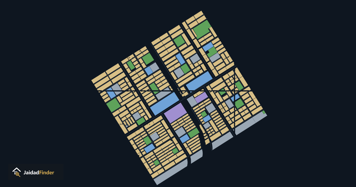 Sector G-13 map: every plot, block and road, traced by Jaidad Finder