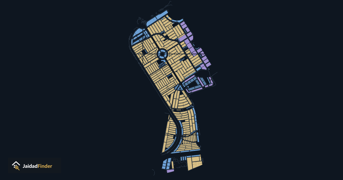 Top City 1 map: every plot, block and road, traced by Jaidad Finder